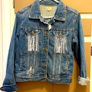 Fringe Jean Jacket